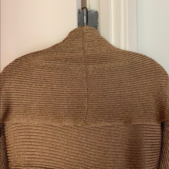 Ralph Lauren Metallic Long-Sleeve Bolero Sweater - Picture 6 of 6
